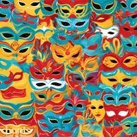Photo de la chanson A Carnaval - Les masques 